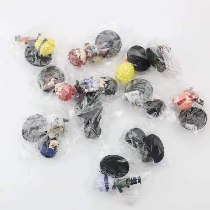 Hot 12pcs/set Anime Naruto Shippuden Hinata Sasuke Itachi Kakashi Gaara anime figure Q Version PVC Figures Toys Dolls Kid Gift